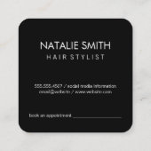 Hair Stylist Terminkarte (Rückseite)