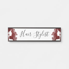 Hair Stylist Türschild