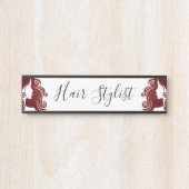 Hair Stylist Türschild (Vorderseite )