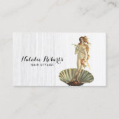 Hair Stylist Venus Goddess & Scissour Beauty Salon Visitenkarte (Vorderseite)