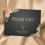 Hair Stylist Vintag Floral Salon Vielen Dank Postkarte<br><div class="desc">Hair Stylist Vintag Floral Salon Danke Postkarten.</div>