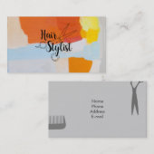 Hair Stylist Visitenkarte (Vorne/Hinten)