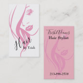 Hair Stylist Visitenkarte (Vorne/Hinten)