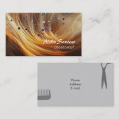 Hair Stylist Visitenkarte (Vorne/Hinten)