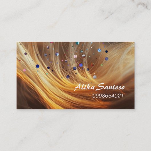 Hair Stylist Visitenkarte (Vorderseite)
