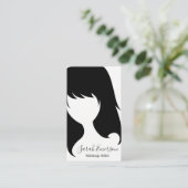 Hair Stylist Visitenkarte (Stehend Vorderseite)