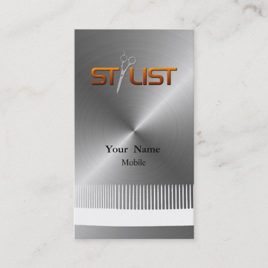 Hair Stylist Visitenkarte (Vorderseite)