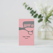 Hair Stylist Visitenkarte (Stehend Vorderseite)