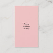 Hair Stylist Visitenkarte (Rückseite)