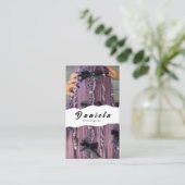 Hair Stylist Visitenkarte (Stehend Vorderseite)