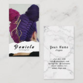 Hair Stylist Visitenkarte (Vorne/Hinten)