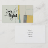 Hair Stylist Visitenkarte (Vorne/Hinten)