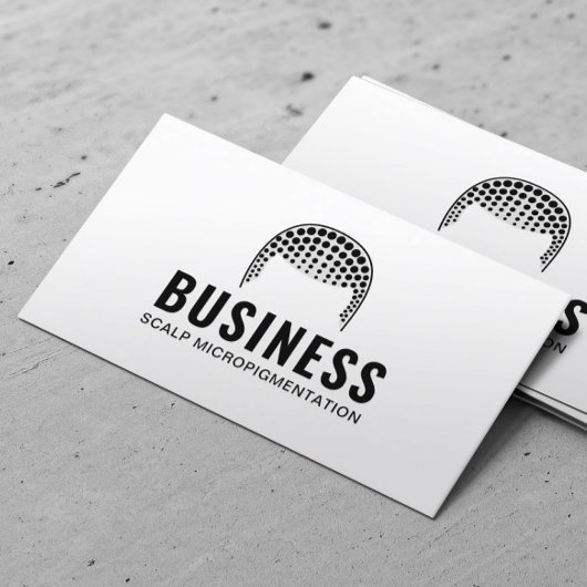 Hair Tattoo Scalp Micropigmentation Beruflich Visitenkarte
