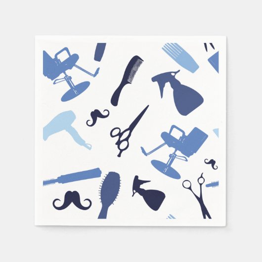 Hair Tools Pattern Serviette (Vorderseite)