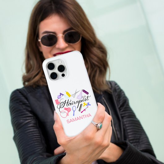 Hairapist Friseur Friseur Stylist Friseur Barber D Case-Mate iPhone Hülle