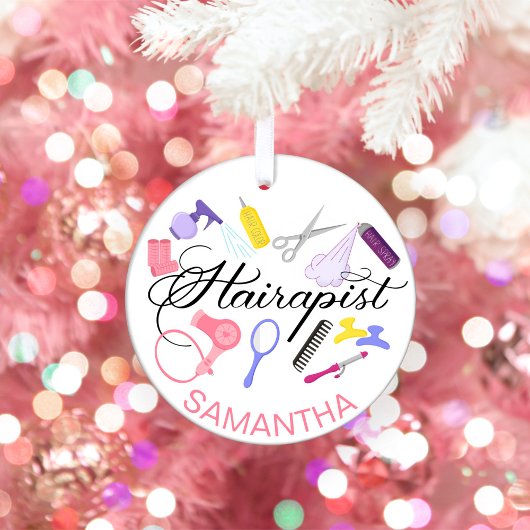 Hairapist Friseur Friseur Stylist Friseur Barber D Keramik Ornament