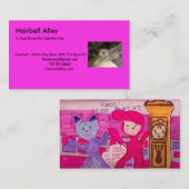 , Hairball-Gasse, ein cooler Platz F… Visitenkarte (Vorne/Hinten)