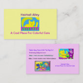 Hairball-Gasse Visitenkarte (Vorne/Hinten)