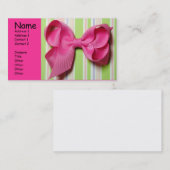 Hairbow Visitenkarte horizontal (Vorne/Hinten)
