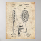 Hairbrush-Patent Poster (Vorne)