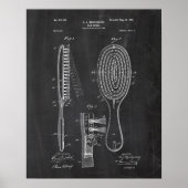 Hairbrush-Patent Poster (Vorne)