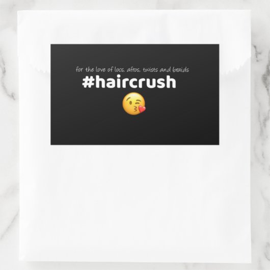 #haircrush Sticker 2 (Tasche)