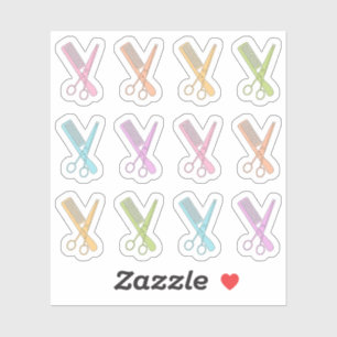 Haircut Erinnerung Comb Scissors Bujo Planner Aufkleber