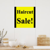 Haircut Sale Poster Matte (Küche)