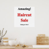 Haircut Sale Poster Matte (Küche)