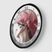 Hairdresser-beauty salon large clock große wanduhr (Winkel)