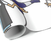 Hairdresser With Scissors Geschenkpapier (Rolleneckpunkt)