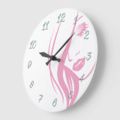 Hairdressy Große Wanduhr (Winkel)