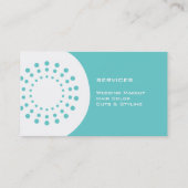 Hairdryer Stylist-Karte Visitenkarte (Rückseite)