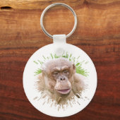 Hairless Chimpanze Schlüsselanhänger (Vorderseite)