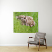 Hairless Chimpanze Wandteppich (Beispiel (Horizontal))