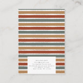 Hairpin Display | ABSTRAKT | Modern Visitenkarte (Rückseite)