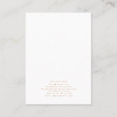 Hairpin Display | Neutral | Beige | Wasserfarbe Visitenkarte (Rückseite)