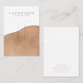 Hairpin Display | Neutral | Beige | Wasserfarbe Visitenkarte