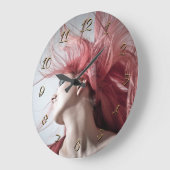 Hairréble-beauty Large Clock Große Wanduhr (Winkel)