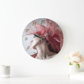 Hairréble-beauty Large Clock Große Wanduhr (Zuhause)