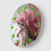 Hairréble-beauty Large Clock Große Wanduhr (Winkel)