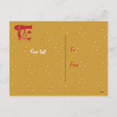 Hairstyles tools feiertagspostkarte (Rückseite)