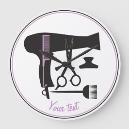 Hairstyles tools große wanduhr
