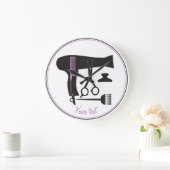 Hairstyles tools große wanduhr (Zuhause)