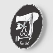 Hairstyles tools große wanduhr (Winkel)