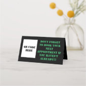 hairstylist barber loyalty card skull treuekarte (Rückseite)