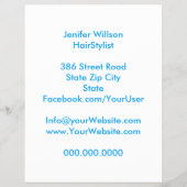 Hairstylist Flyer (Hinten)