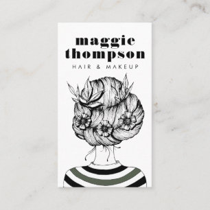 HAIRSTYLIST   Haarstylist & Beautician Business Ca Visitenkarte