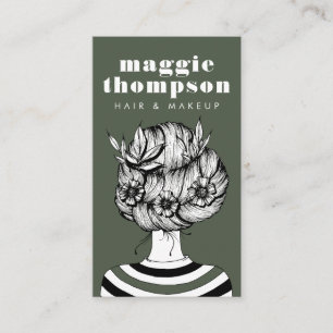 HAIRSTYLIST   Haarstylist & Beautician Business Ca Visitenkarte