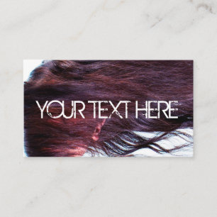 HAIRSTYLIST - Lange Haare Visitenkarte